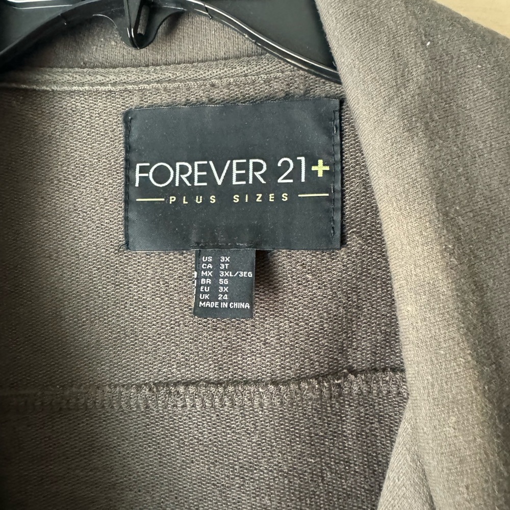 Forever 21+ Moto jacket hunter Green - Picture 3 of 3
